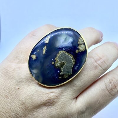 Anillo de ágata