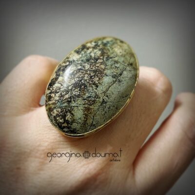 Anillo Serpentina ovalada