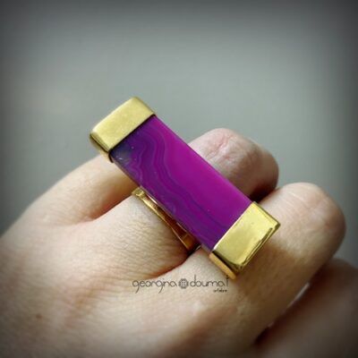 Anillo ágata