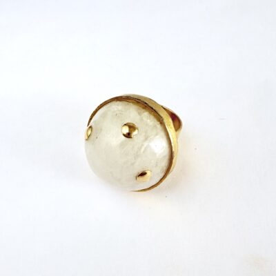Anillo cuarzo blanco