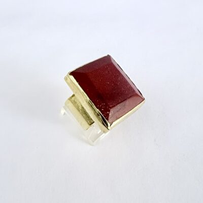 Anillo Jaspe cuadrado