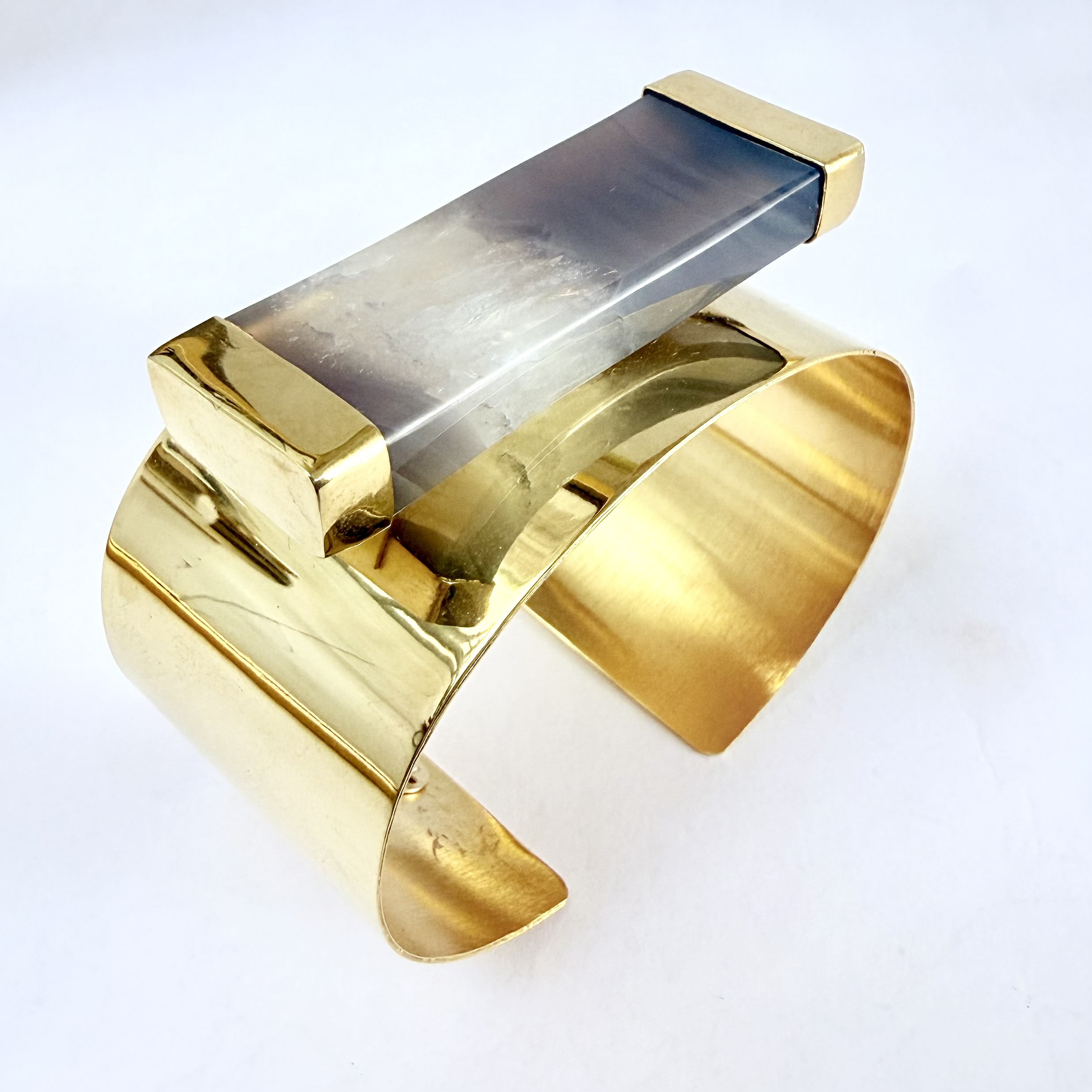 Brazalete Ágata rectangular horizontal