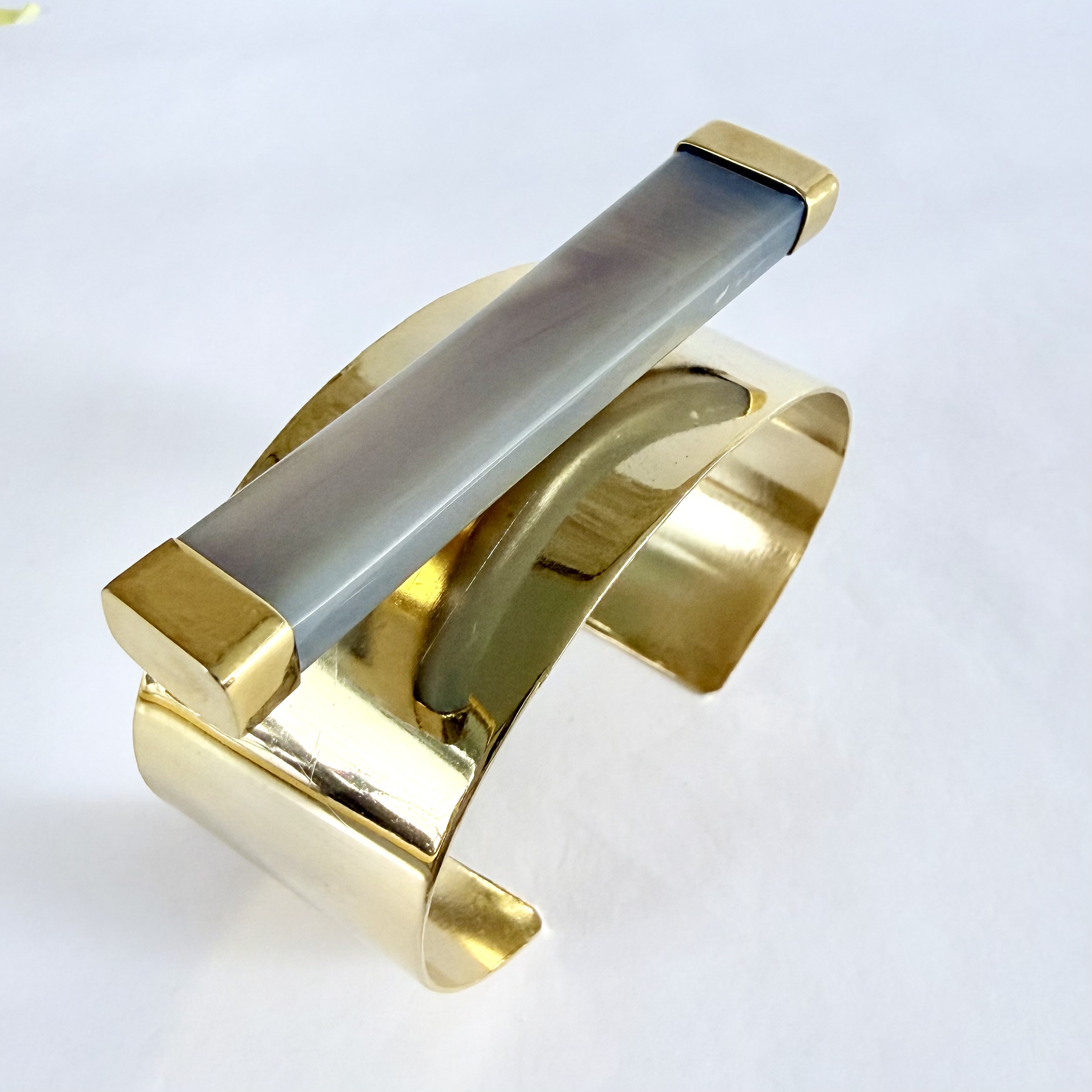 Brazalete Ágata rectangular horizontal