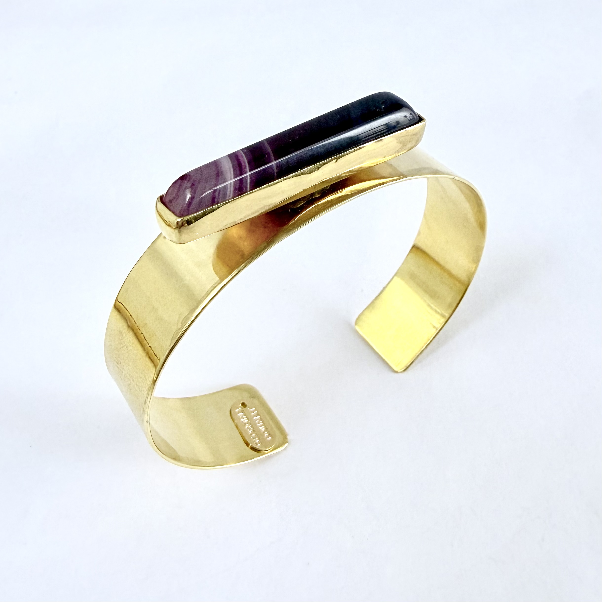 Brazalete Ágata morada