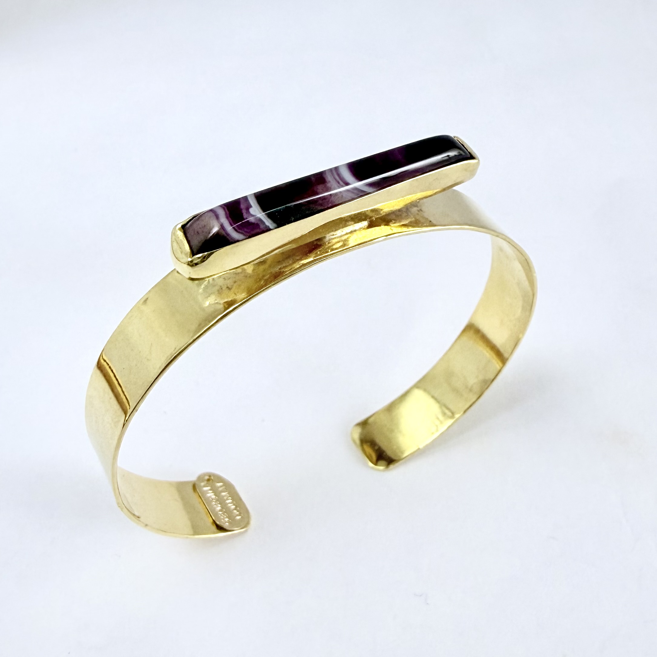 Brazalete Ágata morada