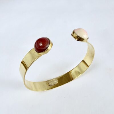 Brazalete Ágata doble