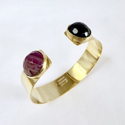Brazalete Ágata doble