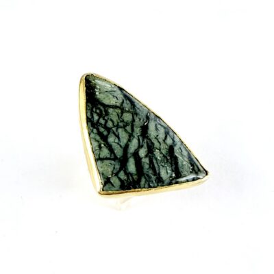 Anillo Serpentina relámpago negro